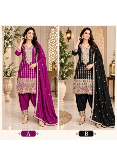 Heavy Chinon Festive Sequence & Coding Embroidery Collection