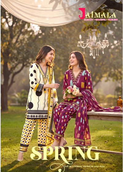 JAIMALA | SPRING | Premium Maslin Readymade Collection