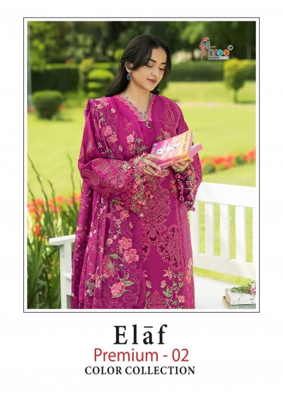 ELAF Premium Vol-2 | Design 4613 | Pure Cotton Embroidered Collection
