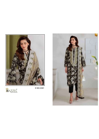 HAZZEL PRINTS | MARIA B 0391 | Luxury Lawn Collection