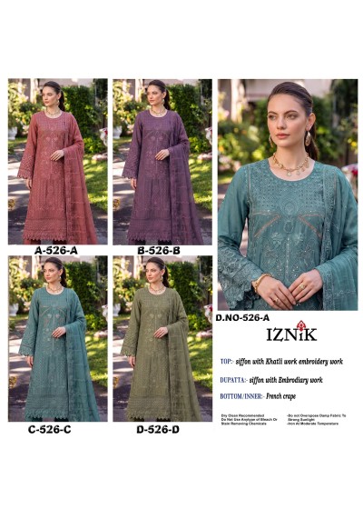 IZNIK FAB | A-526 Heavy Embroidered Designer Collection