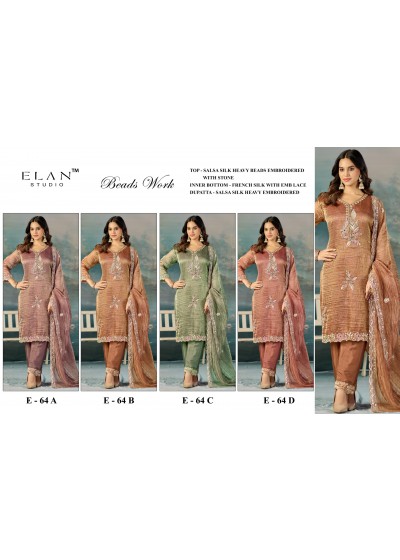 ELAN STUDIO | E-64 Heavy Beads Embroidered Collection
