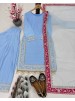DB-001 Designer Heavy Diamond Georgette Farshi Palazzo Suit