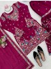 5956 | Premium JMC Silk Anarkali Sharara Set