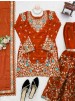 5956 | Premium JMC Silk Anarkali Sharara Set