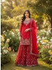 5956 | Premium JMC Silk Anarkali Sharara Set