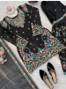 5956 | Premium JMC Silk Anarkali Sharara Set