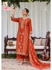 SARGUN-8 | Viscose Maslin Jacquard Designer Suit | Hand Work | Premium Ethnic Wear