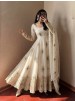 SRK-5372 | Fendy Silk Designer Gown Pant Dupatta Set | Sequence Embroidery | M-XXL | Ready to Wear