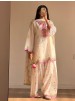 BE-490 | Designer Embroidered Mul Chanderi Top Salwaar Dupatta Set