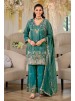 New Arrival | Designer Wear | 3-Piece Set | Ready To Wear | NC Moss Silk