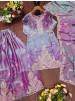 Designer Fendy Silk Embroidered Sharara