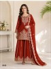 Premium Viscose Chinon Designer Suit Set