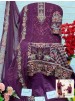 SERINE S-233 Premium Designer Embroidered Suit Set