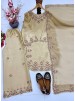 KF-1719 Premium Roman Glass Embroidered Suit Set