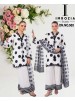 Imrozia Studio 503 Satin Polka Dot Suit Set