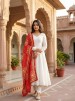 ZSR-3131 Roman Silk Fully Flared Gown Set