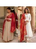 ZSR-3131 Roman Silk Fully Flared Gown Set