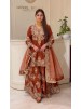 MT-1079 Heavy Natural Silk Embroidered Sequence Palazzo Suit Set
