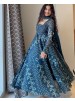 NSR-913 Faux Georgette Digital Print Anarkali Gown Set