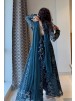NSR-913 Faux Georgette Digital Print Anarkali Gown Set