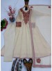 KF-1734 Heavy Soft Organza Embroidered Coding Sequence Gown Set