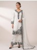 LG-2097 French Crepe Sequence Embroidered Palazzo Suit Set