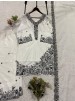 LG-2097 French Crepe Sequence Embroidered Palazzo Suit Set