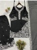 LG-2097 French Crepe Sequence Embroidered Palazzo Suit Set