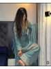 WW-1258 Zmy Chu-Silk Embroidered Sequence Top Palazzo Dupatta Set