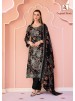 Alok Suit | Crystal Black | Premium Designer Collection | 6 Pcs