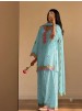 BE-490 | Designer Mul Chanderi | Embroidered Suit | Ready to Dispatch