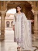 JD-649 | Long Kurti Pant Set | Roman Glass Silk | Designer Wear