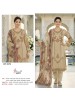 KT-376 | Pure Viscose Maslin | Aari & Diamond Work