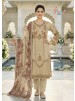 KT-376 | Pure Viscose Maslin | Aari & Diamond Work