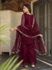 Juhee | Heavy Fendy Satin | Embroidered Party Wear | Ready to Ship