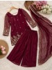Juhee | Heavy Fendy Satin | Embroidered Party Wear | Ready to Ship