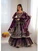 SR-1681 | Crunchy Silk | Heavy Embroidery | Designer Lehenga
