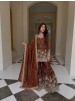 Premium Heavy GMY Silk Real Mirror Work Sharara Set