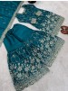 Premium Heavy GMY Silk Real Mirror Work Sharara Set