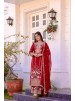 AD140 | Designer Chinon Silk Party Wear