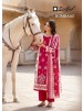 Shop HUMRAAZ by ZULFAT Pure Jam Cotton Suit with heavy full-front self embroidery, Chiffon digital print dupatta and Pure Rayon bottom. 06 PCS collection.