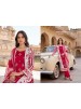 Shop HUMRAAZ by ZULFAT Pure Jam Cotton Suit with heavy full-front self embroidery, Chiffon digital print dupatta and Pure Rayon bottom. 06 PCS collection.