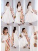 Shop NSR-917 Mal Cotton embroidered ready-to-wear suit with fancy sleeves, elastic pant, printed dupatta with latkan at ₹1,299/-.