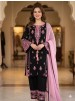 BE-465 | Rayon Embroidered Mirror Effect Palazzo Suit