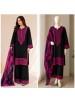 Shop Zahra Glamour ZG-229 Pakistani 3-piece suit with intricate thread embroidery, chiffon tie-dye dupatta and sizes XL to 3XL.