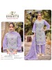 Shop ZORISTA 11041 Pure Mal Chanderi readymade suit with heavy embroidery and Khatli work, Pure Roman bottom and Chanderi dupatta. XL to XXL.