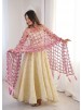 ZSR-3161 | Soft Net Real Mirror Work Designer Dupatta