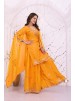 FE-149 Premium Fendy Silk Sequence Embroidered Sharara Set
