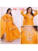 FE-149 Premium Fendy Silk Sequence Embroidered Sharara Set